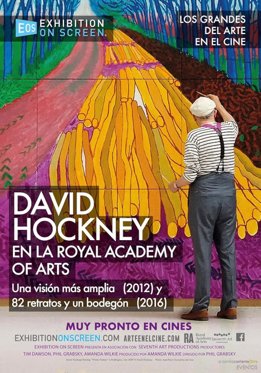 David Hockney a londoni Királyi Művészeti Akadémián
