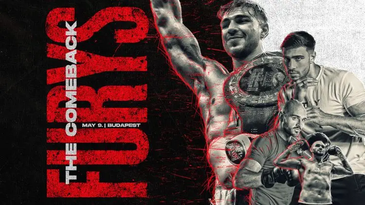 Tommy Fury BOX Gála Budapest 2025.05.09.