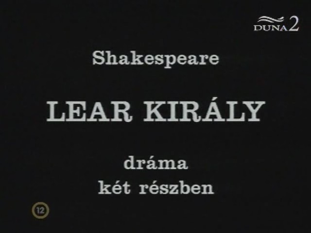 W. Shakespeare: Lear király